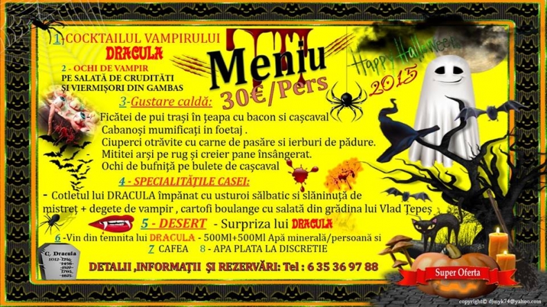 Petrecere la Crama Dracula – 31 Octombrie