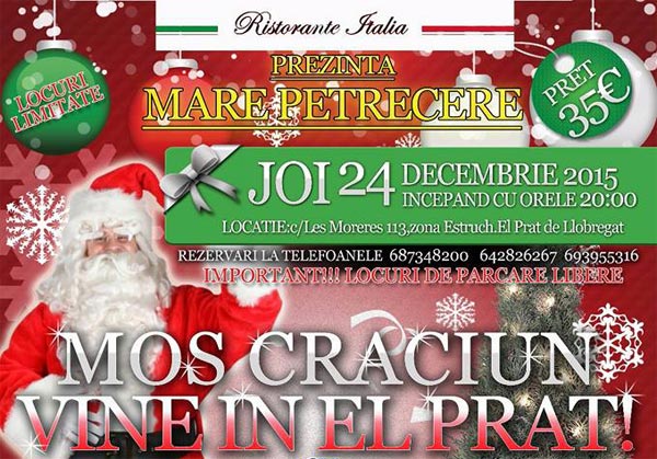 Seara Prichindeilor – de Moş Crăciun – Petrecere Românească – Joi, 24 Decembrie
