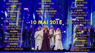 Cine transmite semifinala Eurovision 2018