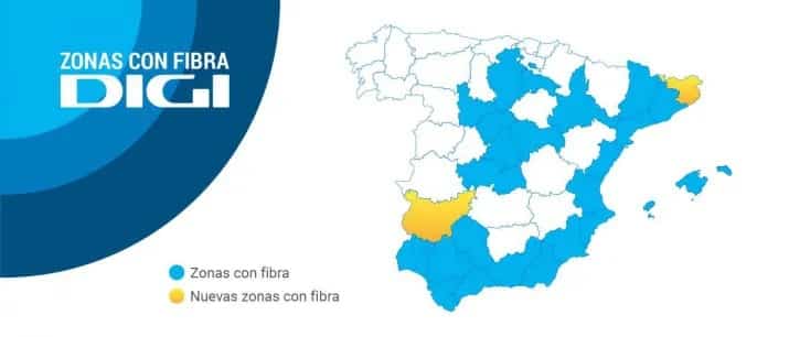 Girona si Badajoz au acces la fibra simetrica de internet de la DIGI