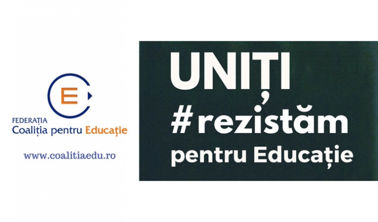 Coaliția pentru Educație: Uniți #rezistăm pentru Educație