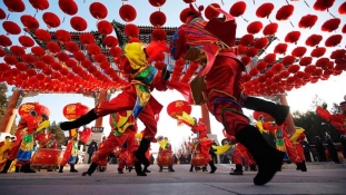Parada pentru Anul Nou Chinezesc in Barcelona